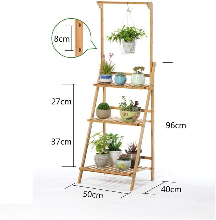 Suporte para Vasos de Plantas com Três Prateleiras Canto do Jardim™