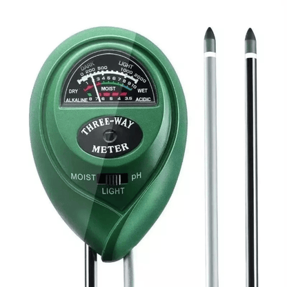 Medidor de Ph Solo 3 em 1 - Sensor de Umidade Canto do Jardim