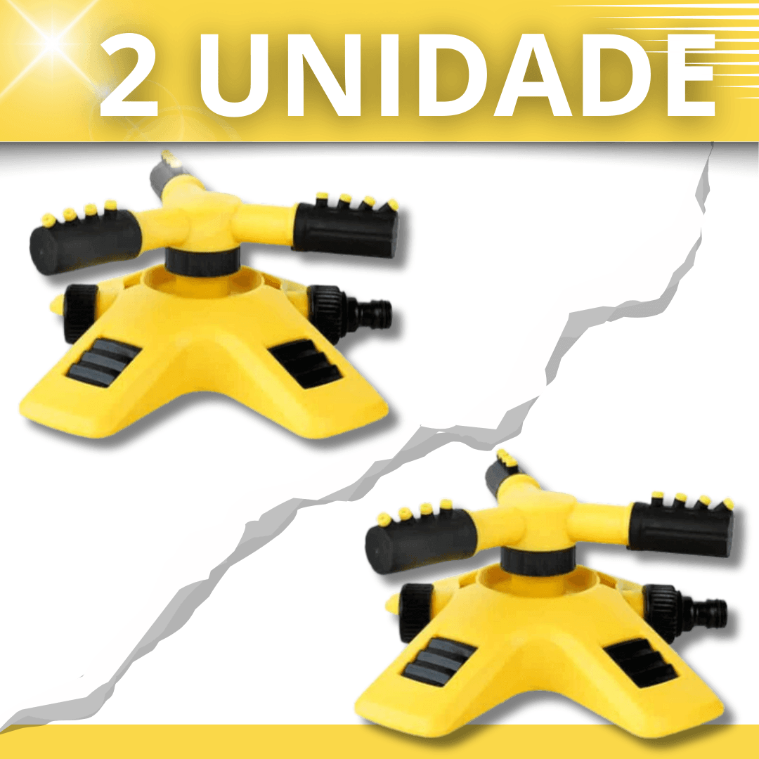 Aspersor Irrigacão Para Jardim e Gramado Econômico Sprinkler 360° (Leve 2 e Pague menos) Canto do Jardim