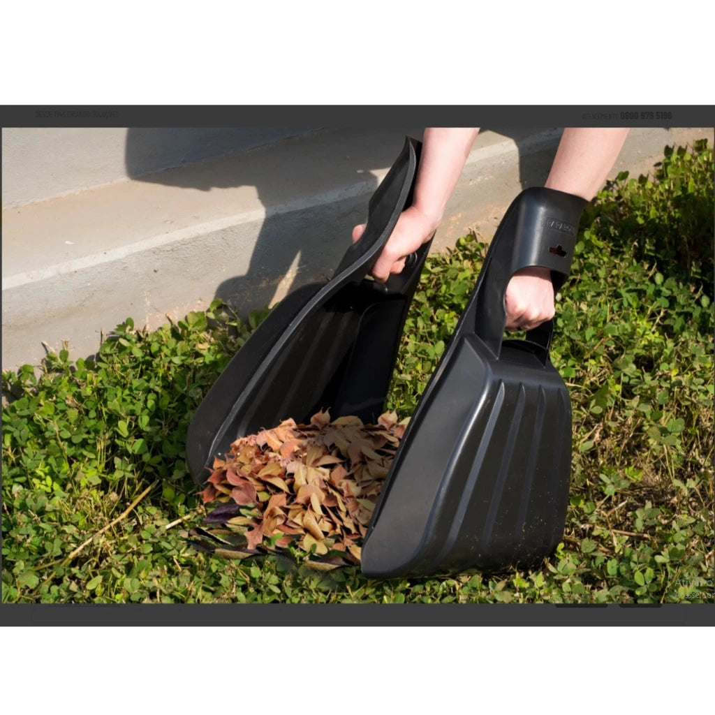 Coletor Duplo para Jardim – Limpeza de Folhas e Resíduos