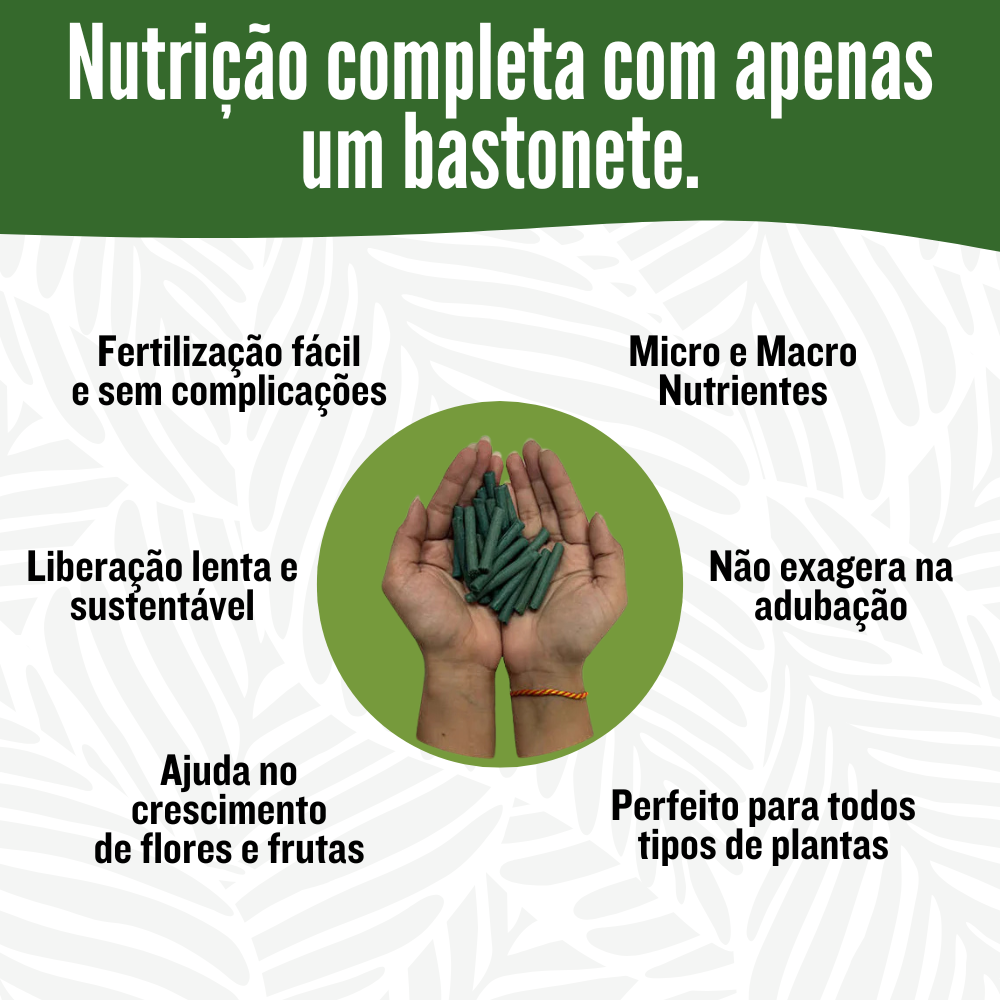 Bastonetes Cresça-Mais - Kit com 30 Bastões