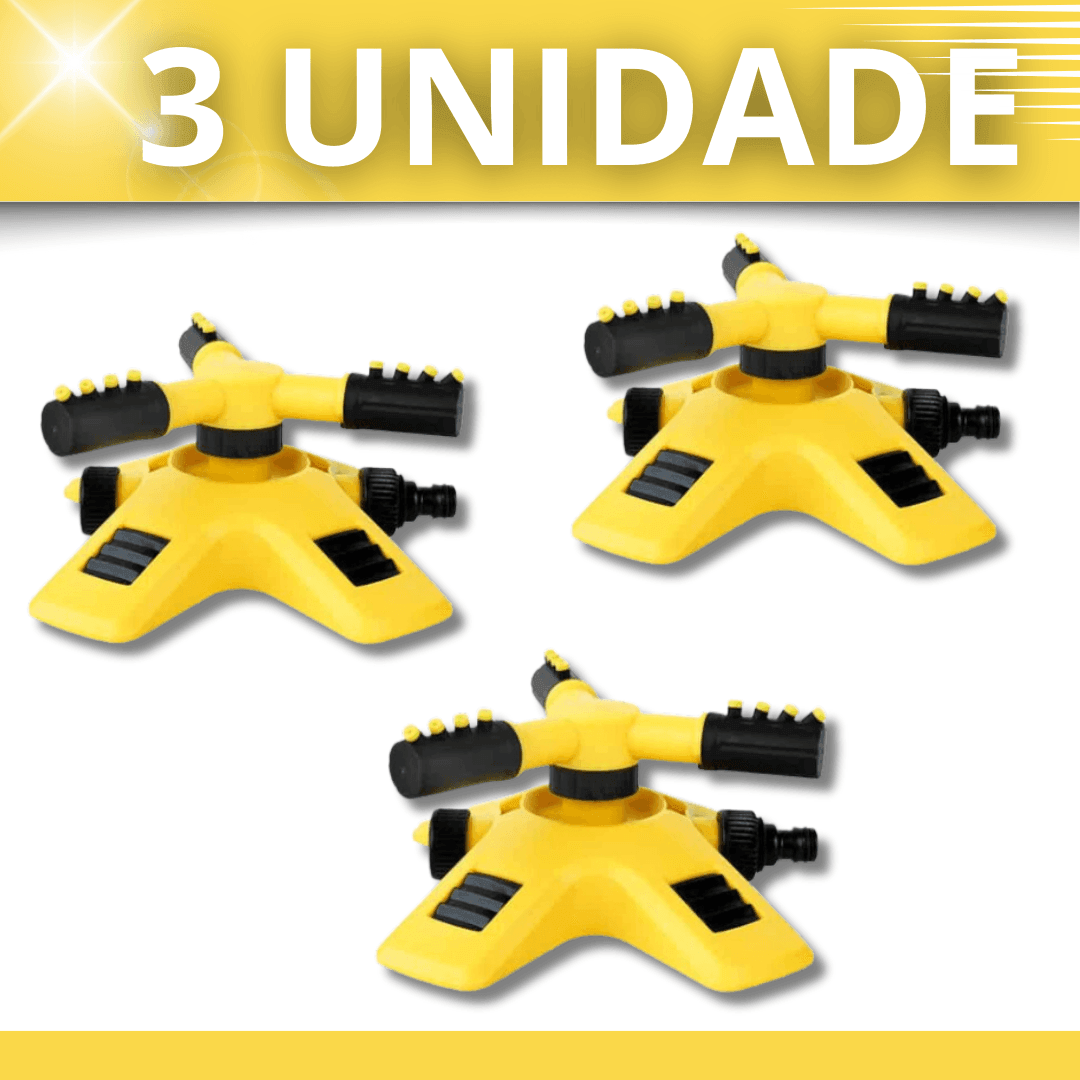 Aspersor Irrigacão Para Jardim e Gramado Econômico Sprinkler 360° (Leve 2 e Pague menos) Canto do Jardim