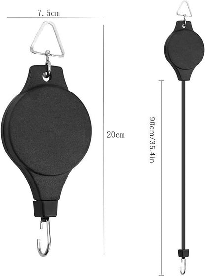 Kit de Gancho Retrátil Para Plantas - Canto do Jardim™