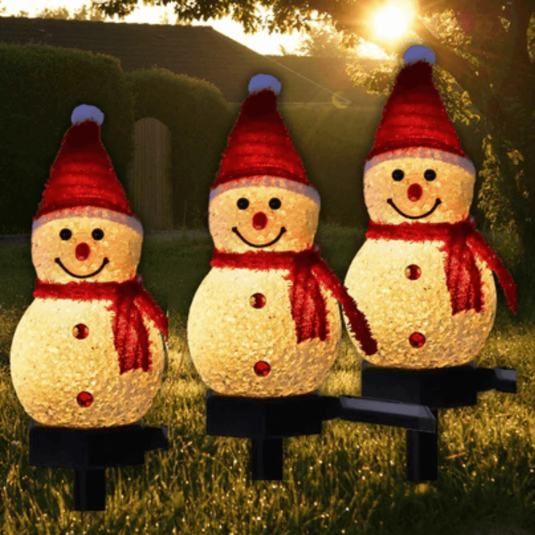 Luminária LED Solar De Natal Decorativo - Canto do Planto™️