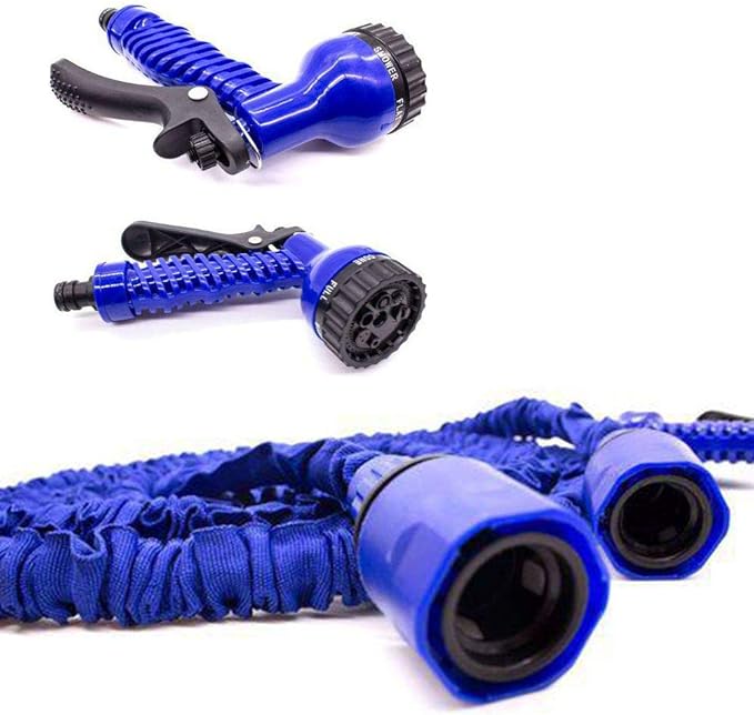 Mangueira De Alta Pressão Expansiva e bico ajustável com 7 modos - Canto do Jardim™