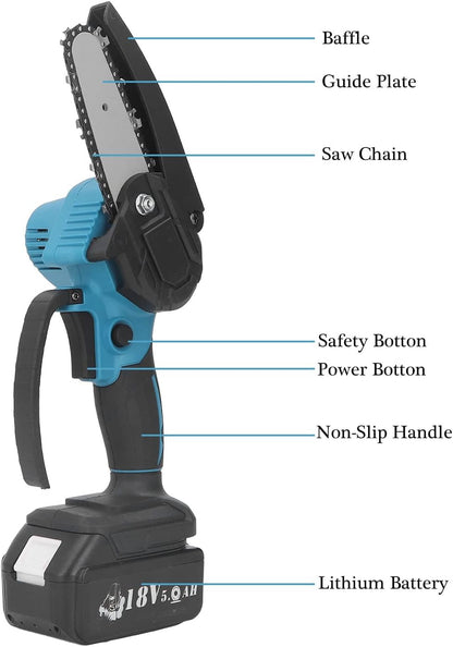 Mini Moto Serra Elétrica De Alta Potência - Canto do Jardim