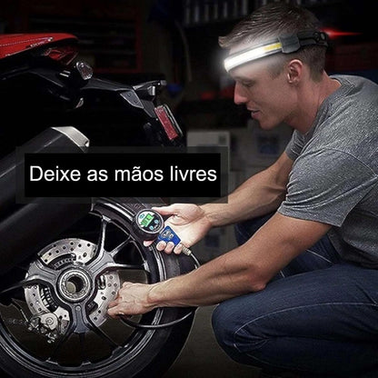 Lanterna de Cabeça recarregável IMPERMEÁVEL - Canto do Jardim