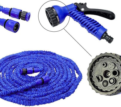 Mangueira De Alta Pressão Expansiva e bico ajustável com 7 modos - Canto do Jardim™