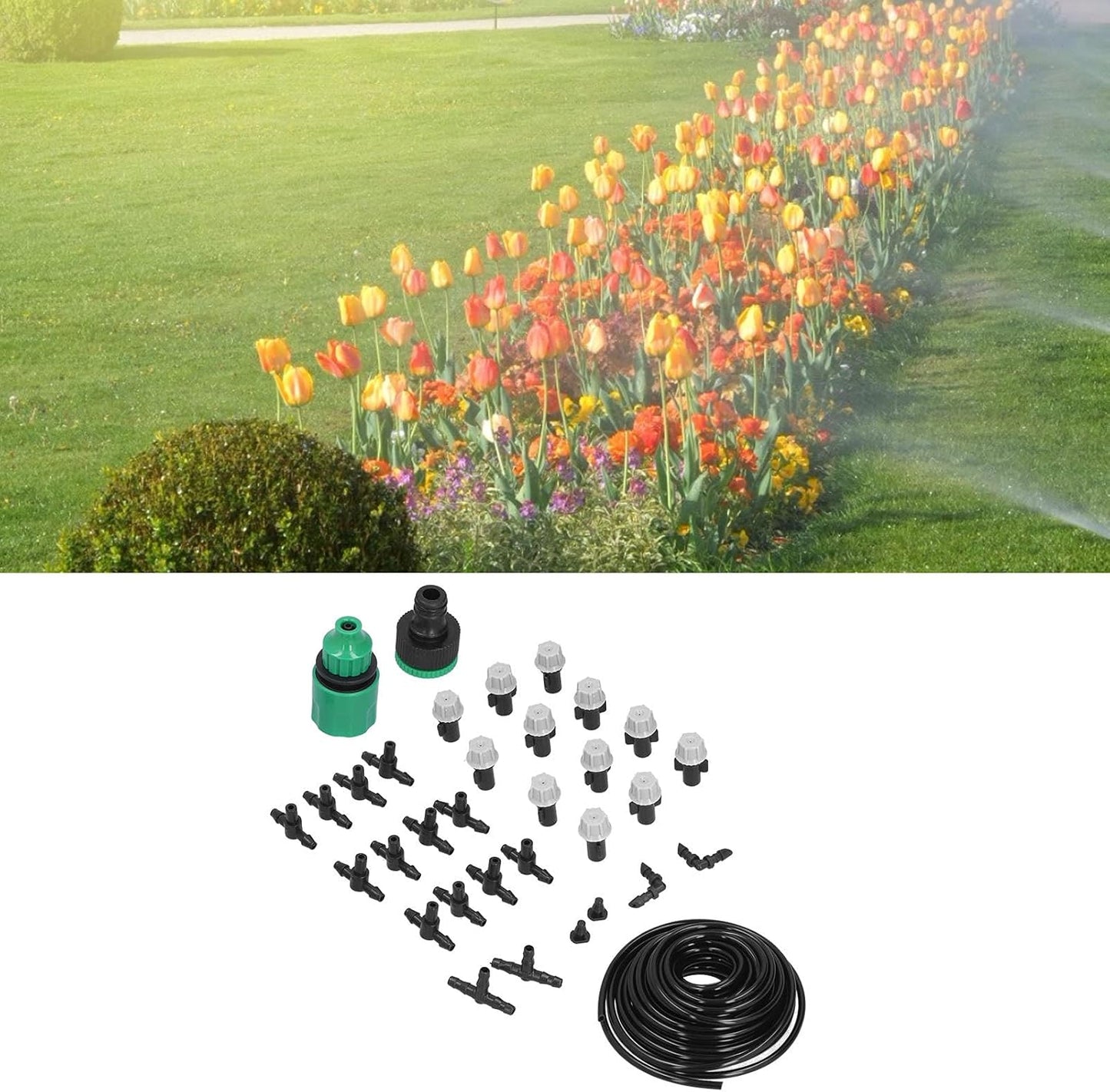 Sistema de Irrigação Profissional Pulverizadores Automáticos de Jardim - Canto do Jardim