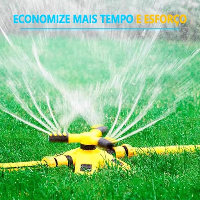 Aspersor Irrigacão Para Jardim e Gramado Econômico Sprinkler 360° (Leve 2 e Pague menos) Canto do Jardim