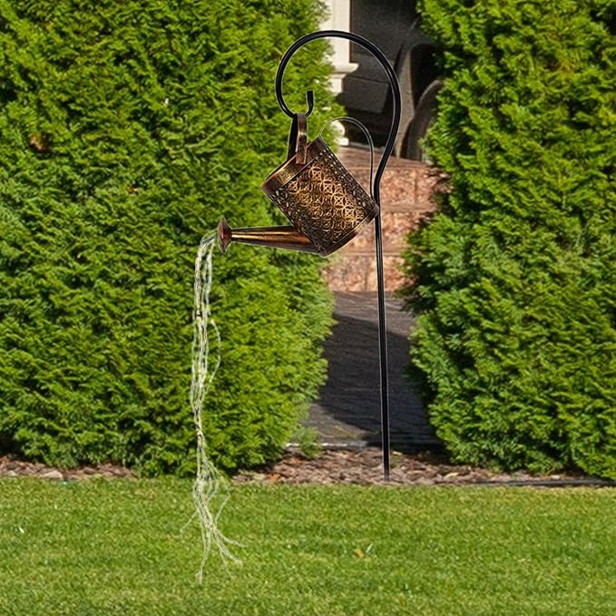 Regador Solar Decorativo Para Jardim - Canto do Jardim