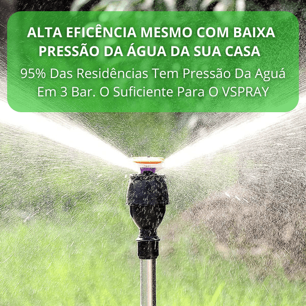 Aspersor Irrigador automático 360 com Tripé - Conto do Jardim™