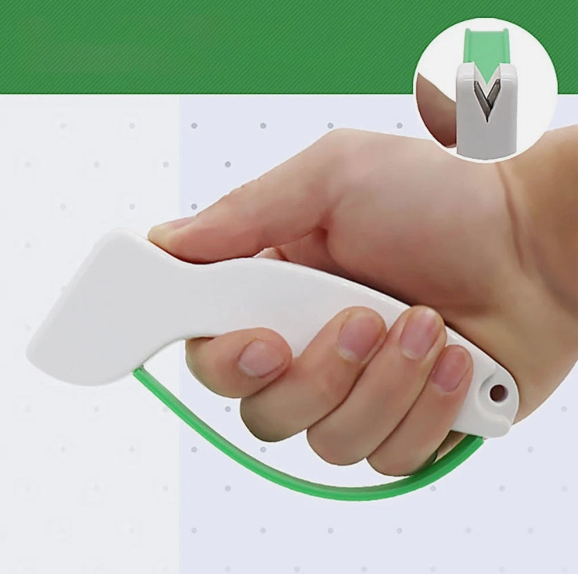 Afiador de Ferramentas com Lâmina de Carboneto Reversível - Canto do Jardim™