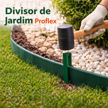 Divisor de Jardim para Grama e Pedra