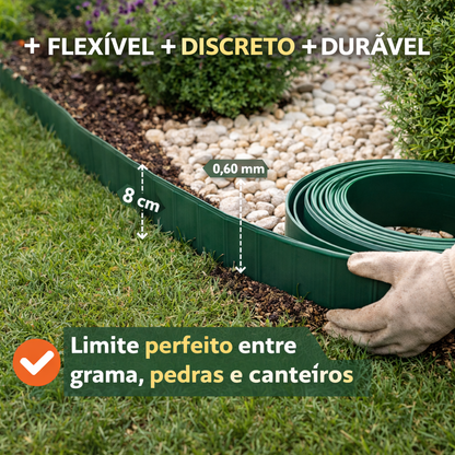 Divisor de Jardim para Grama e Pedra