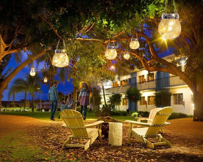 Luminária Suspensa Solar Impermeável Decorativa - Canto do Jardim