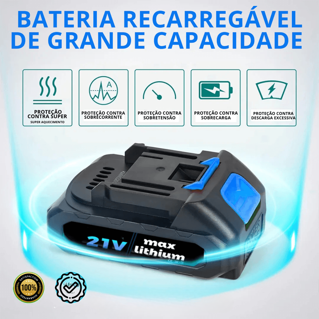 Mini Motosserra Elétrica para Poda