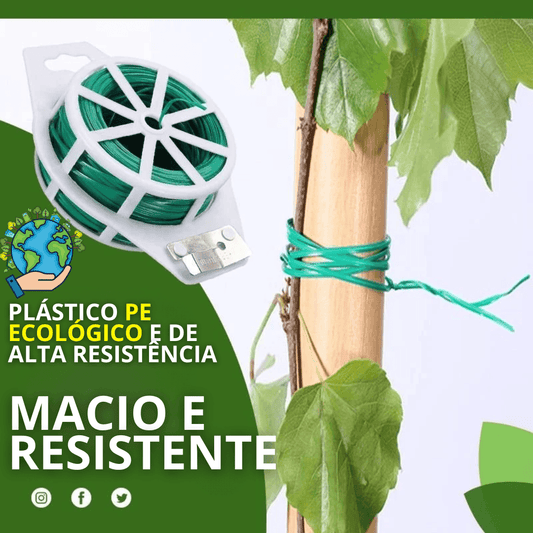 Rolo 50 metros De Ligação Para suportes de Plantas multifuncional Ecológico - Canto do Jardim™ (Compre 1, Leve 2)