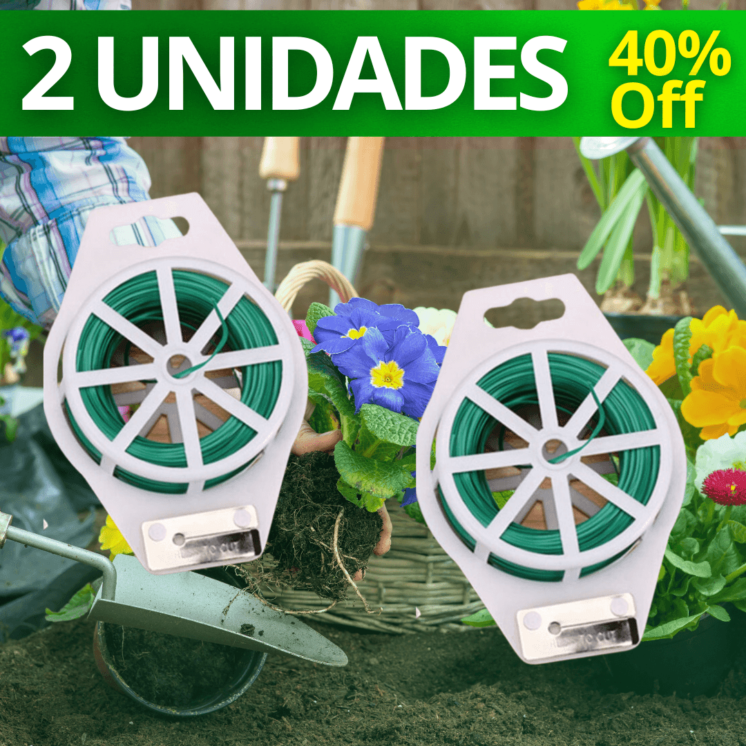 Rolo 50 metros De Ligação Para suportes de Plantas multifuncional Ecológico - Canto do Jardim™ (Compre 1, Leve 2)