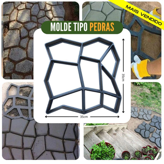 Molde para piso de concreto Canto do Jardim™