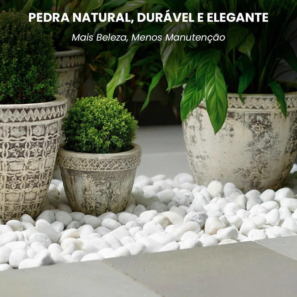 Pedra Branca para Jardim e Paisagismo