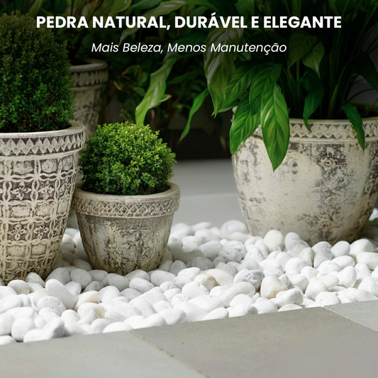 Pedra Branca para Jardim e Paisagismo