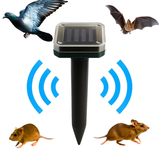 Kits Repelente Solar Ultra Sônico Espanta Pragas 24 Horas A Prova d'água Canto do Jardim