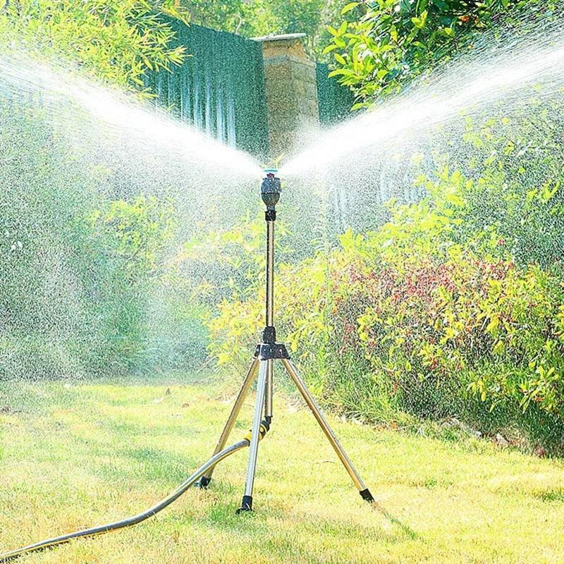 Aspersor Irrigador automático 360 com Tripé - Canto do Jardim™