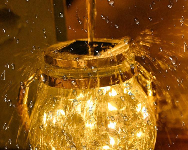 Luminária Suspensa Solar Impermeável Decorativa - Canto do Jardim