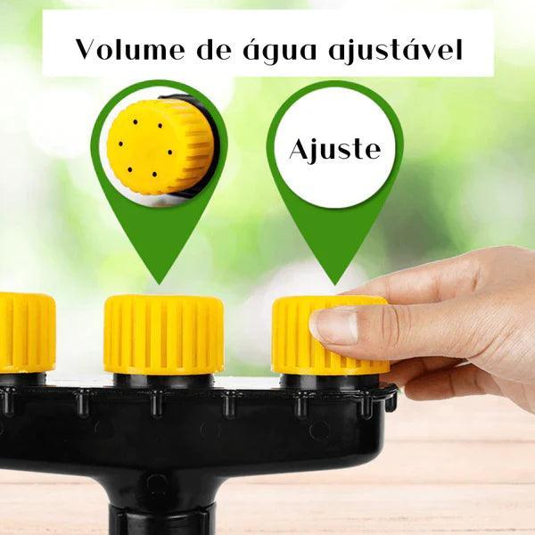 Bico para pulverização de irrigação com Ajuste de Fluxo de Água - Canto do Jardim