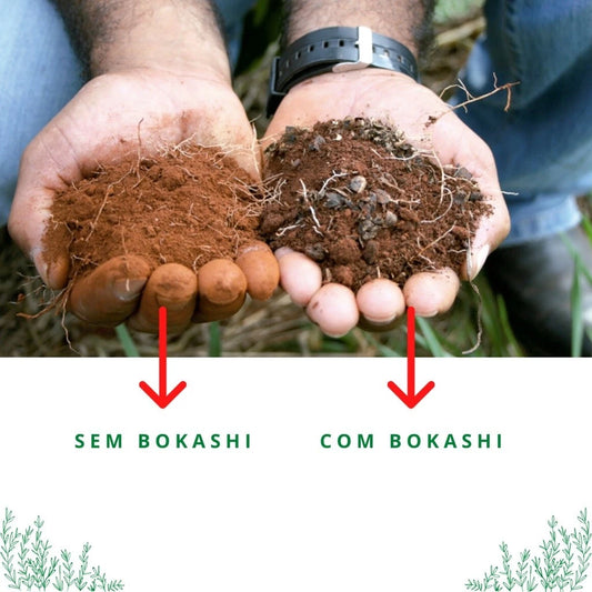 Adubo Bokashi Premium com Micro-organismos Eficientes (EM)