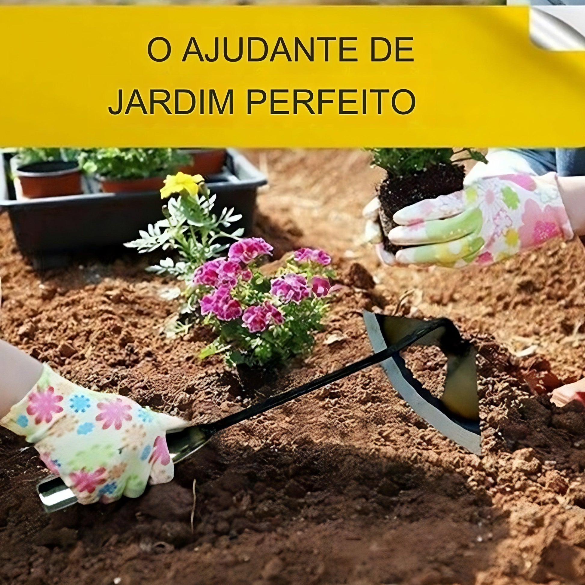 Enxada Para Remoção 10x Mais Preciso e Fácil - Canto do Jardim™