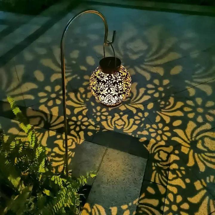 Luminária Candeeiro Solar com LED Decorativo à Prova de Água - Canto do Jardim