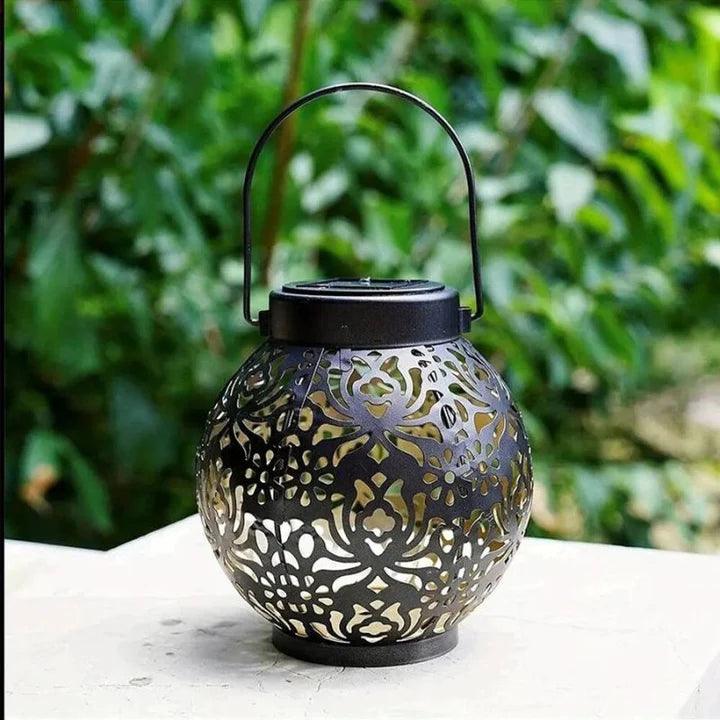 Luminária Candeeiro Solar com LED Decorativo à Prova de Água - Canto do Jardim