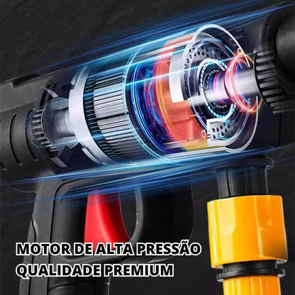 Lavadora portátil de alta pressão Recarregável (2 Baterias inclusas!) Canto do Jardim