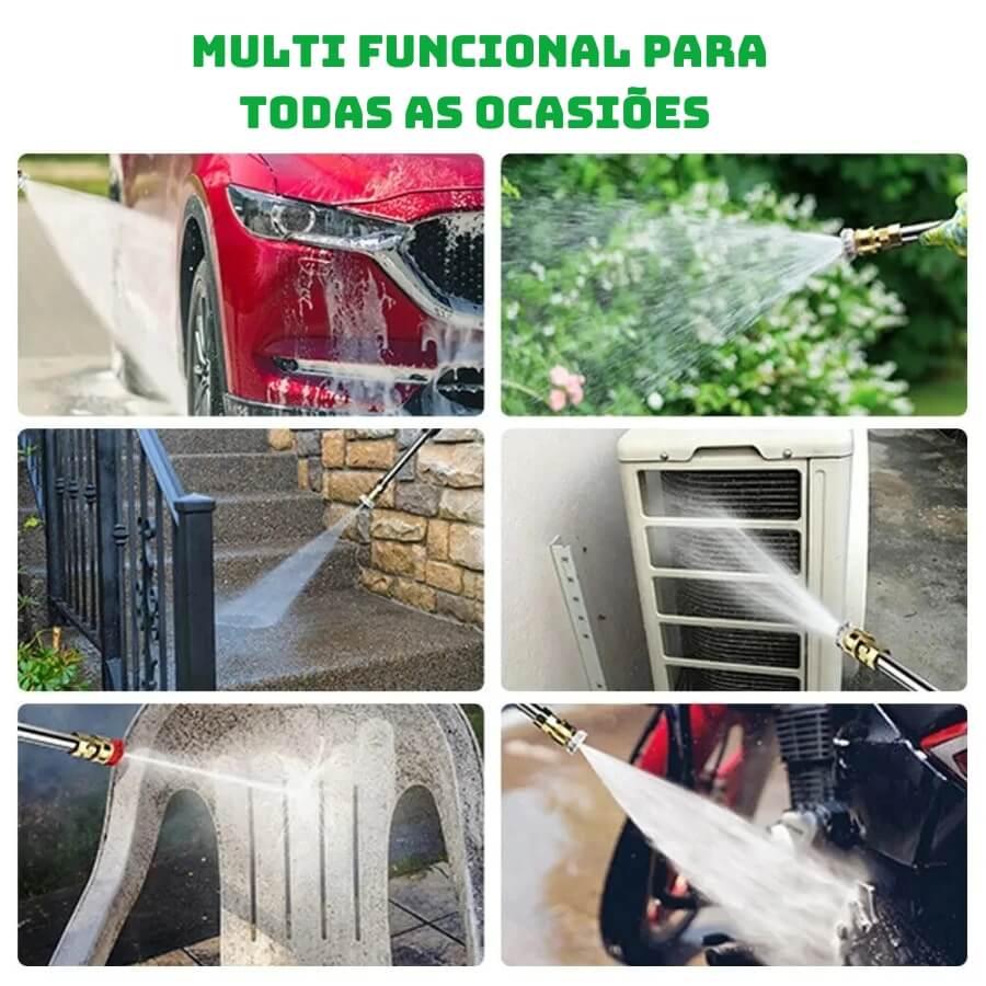 Lavadora portátil de alta pressão Recarregável (2 Baterias inclusas!) Canto do Jardim