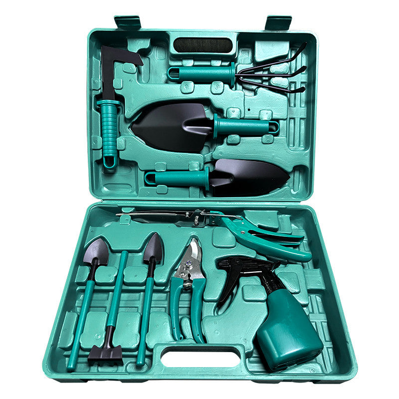 Kit Ferramentas de Jardinagem com Maleta – 10 Peças