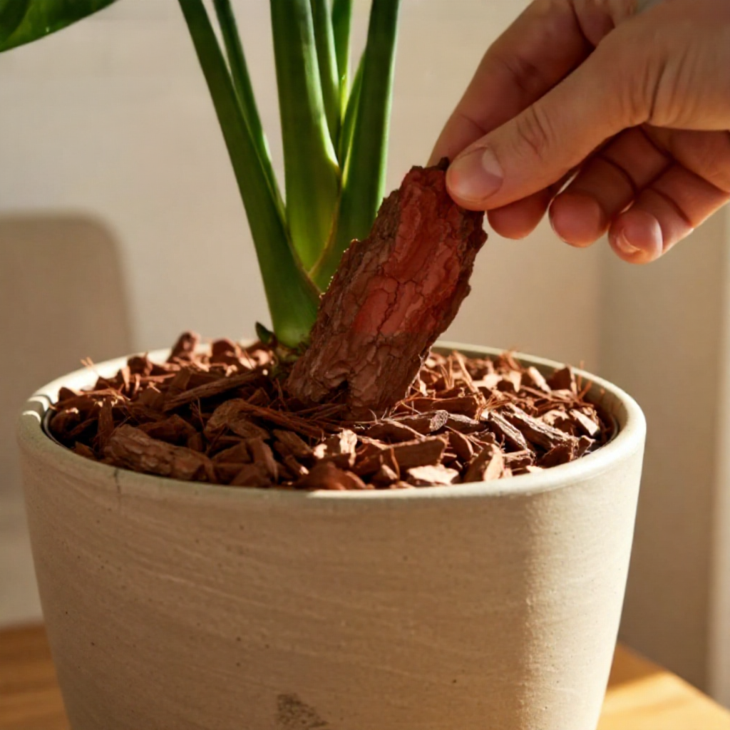 Casca de Pinus Natural para Jardim