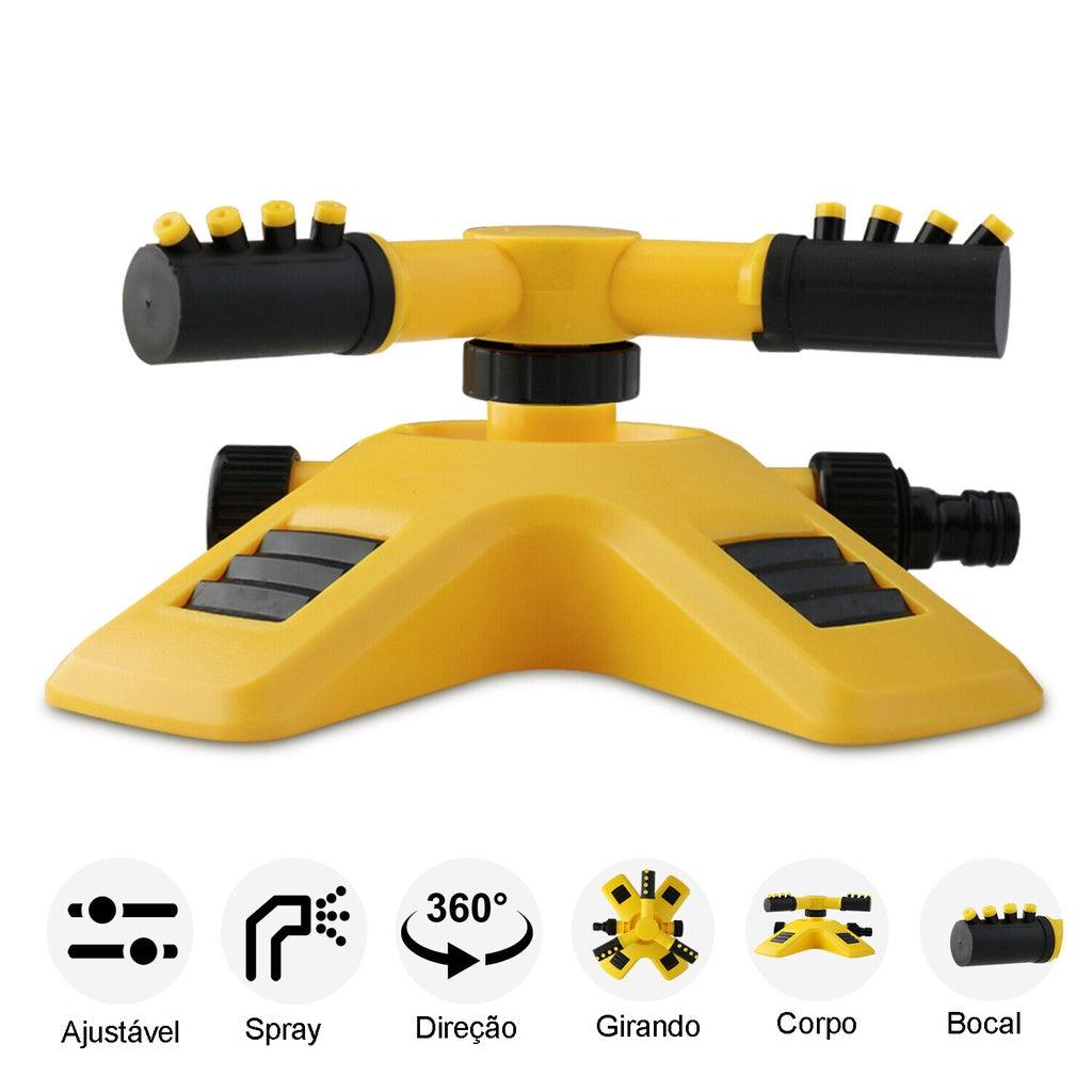 Aspersor Irrigacão Para Jardim e Gramado Econômico Sprinkler 360° (Leve 2 e Pague menos) Canto do Jardim
