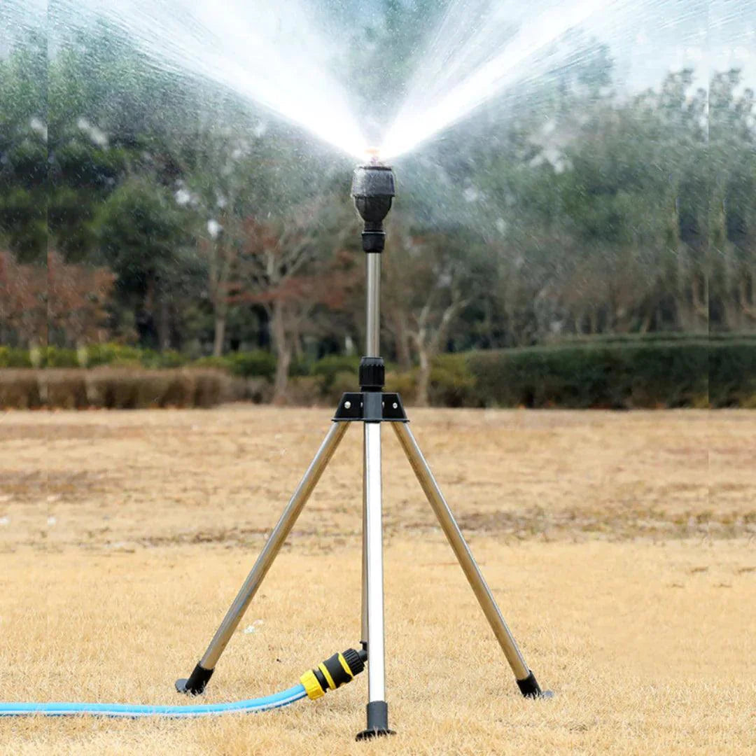 Aspersor Irrigador automático 360 com Tripé - Canto do Jardim™