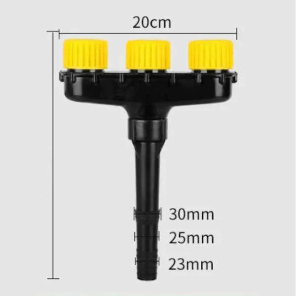 Bico para pulverização de irrigação com Ajuste de Fluxo de Água - Canto do Jardim