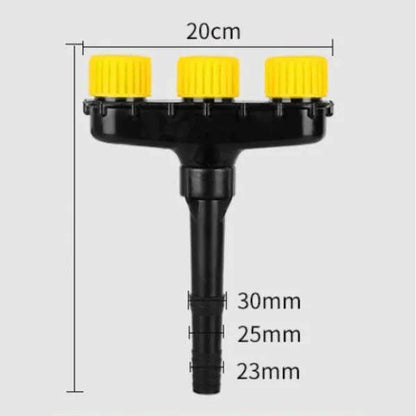 Bico para pulverização de irrigação com Ajuste de Fluxo de Água - Canto do Jardim