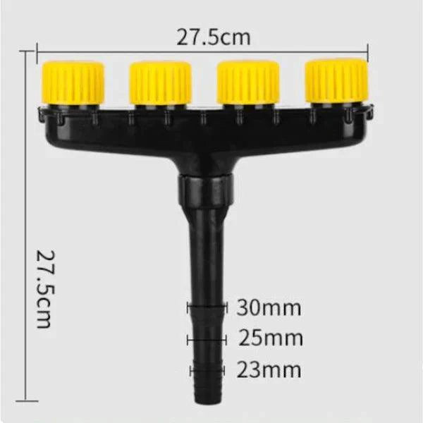 Bico para pulverização de irrigação com Ajuste de Fluxo de Água - Canto do Jardim