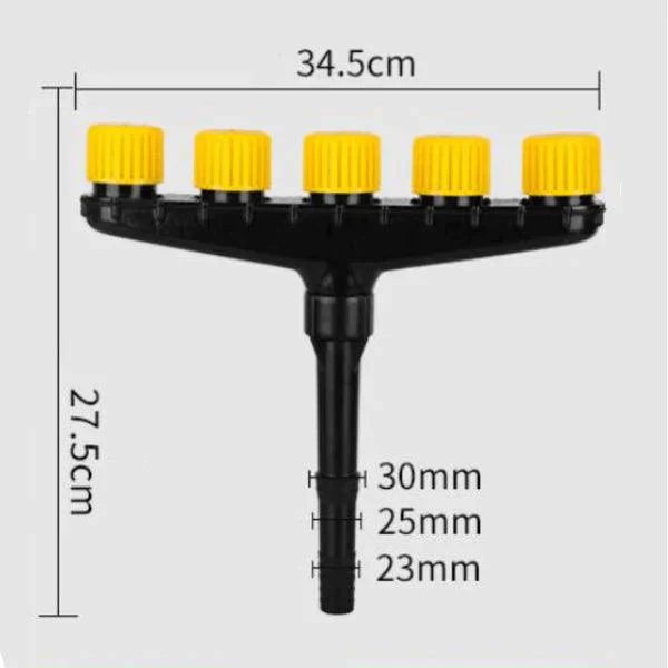 Bico para pulverização de irrigação com Ajuste de Fluxo de Água - Canto do Jardim